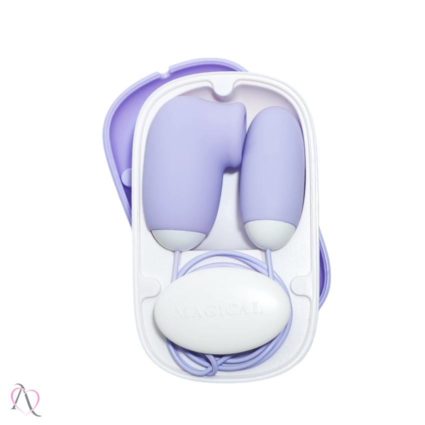 VIBRADOR CAPSULA VIBTATÓRIA LILO MAGIC BOX 2 EM 1