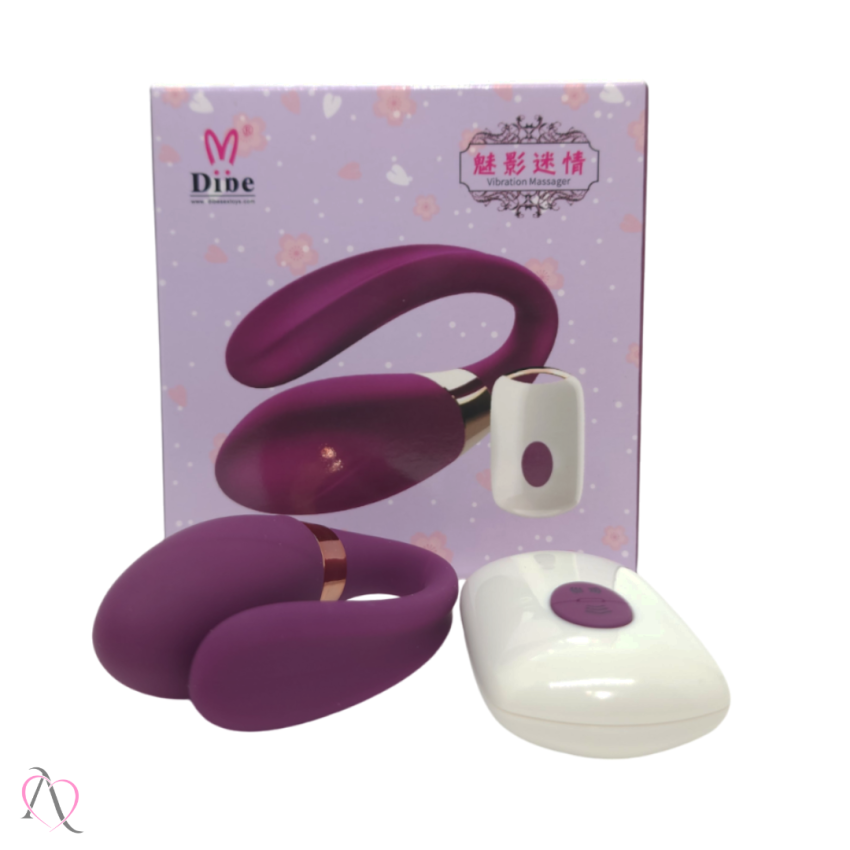 Kit casal (Vibrador casal + calda de pudim)