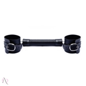 ALGEMA BRACELETE PRETO COM SEPARADOR 15CM - DOMINATRIX