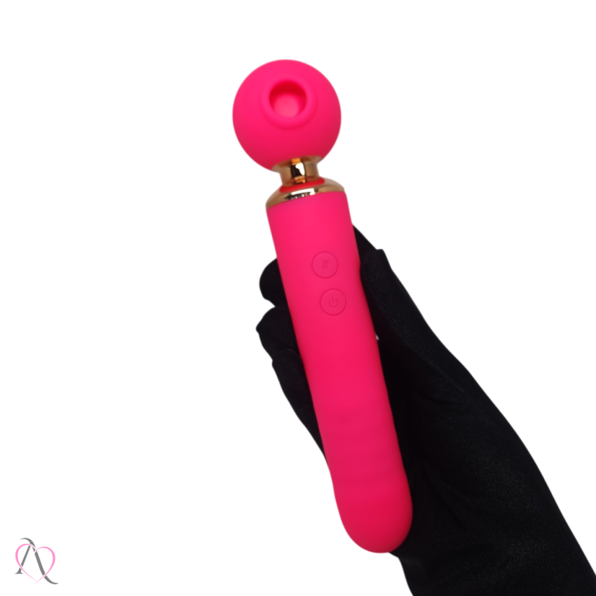 VIBRADOR VARINHA MAGICA - 3 EM 1 COM VAI E VEM