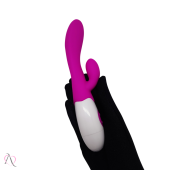 VIBRADOR SILICONE DUPLO MOTORES 30 VELOCIDADES PRETTY LOVE