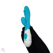 VIBRADOR COM ESTIMULADOR CLITORIANO 30 VIBRACOES