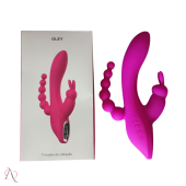 VIBRADOR OLEY PONTO G E CLITORIS 7 MODOS DE VIBRACOES