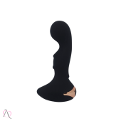 Plug Anal Curvado Com Vibrador 10 modos de vibração