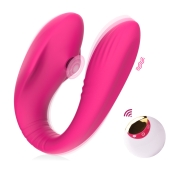 Vibrador de Casal com Controle Remoto Pink