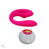 Vibrador de Casal com Controle Remoto Pink