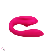 VIBRADOR DE CASAL COM CONTROLE REMOTO PINK ME085