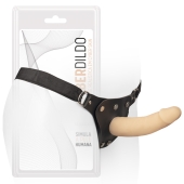 PROTESE DE PENIS EM CYBERSKIN 18,5x4,5cm COM CINTO CYB05AC