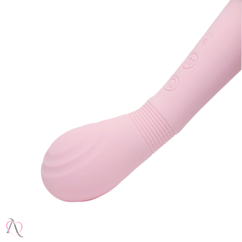 VIBRADOR ESTILO VARINHA TEXTURIZADA PONTO G  LÍNGUA ESTIMULADORA DE CLITÓRIS